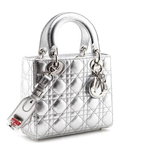 dior bag silver|christian dior silver bag.